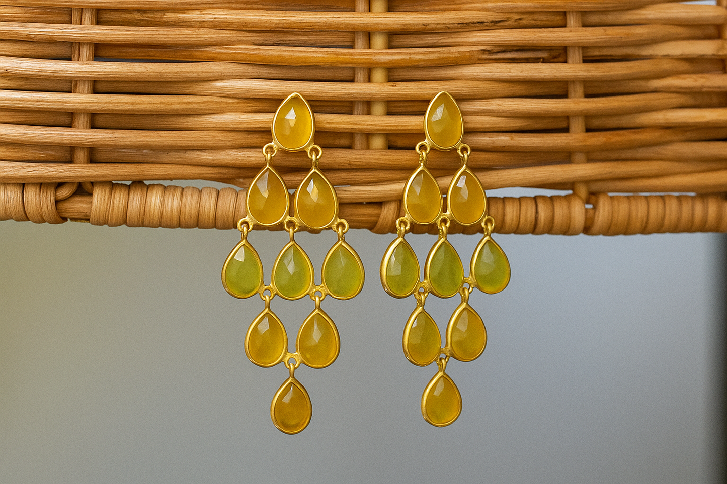 Gia cascade earrings