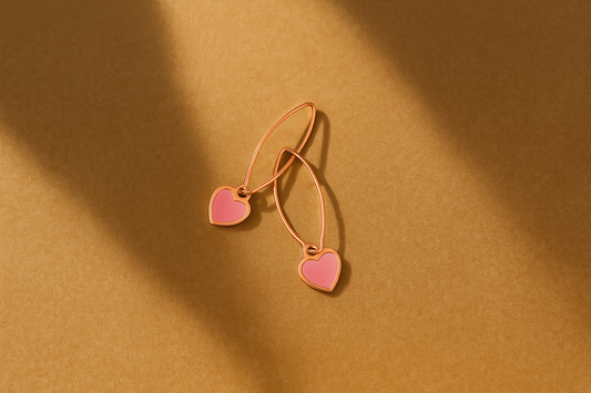Rosa hook charm earrings