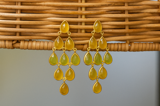 Gia cascade earrings