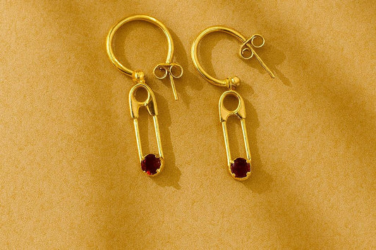 Fiore hoop earrings
