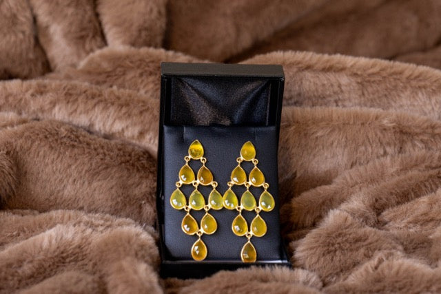 Gia cascade earrings